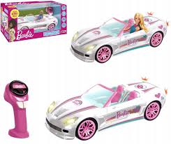 Barbie Auto Rc Dream Car Biały